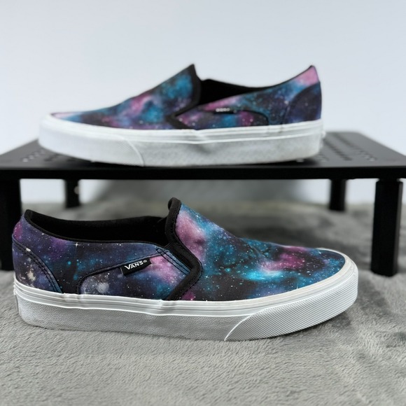 Vans Shoes - Vans Women's Asher 508731 Blue Casual Slip on Shoes Sneakers Size 7